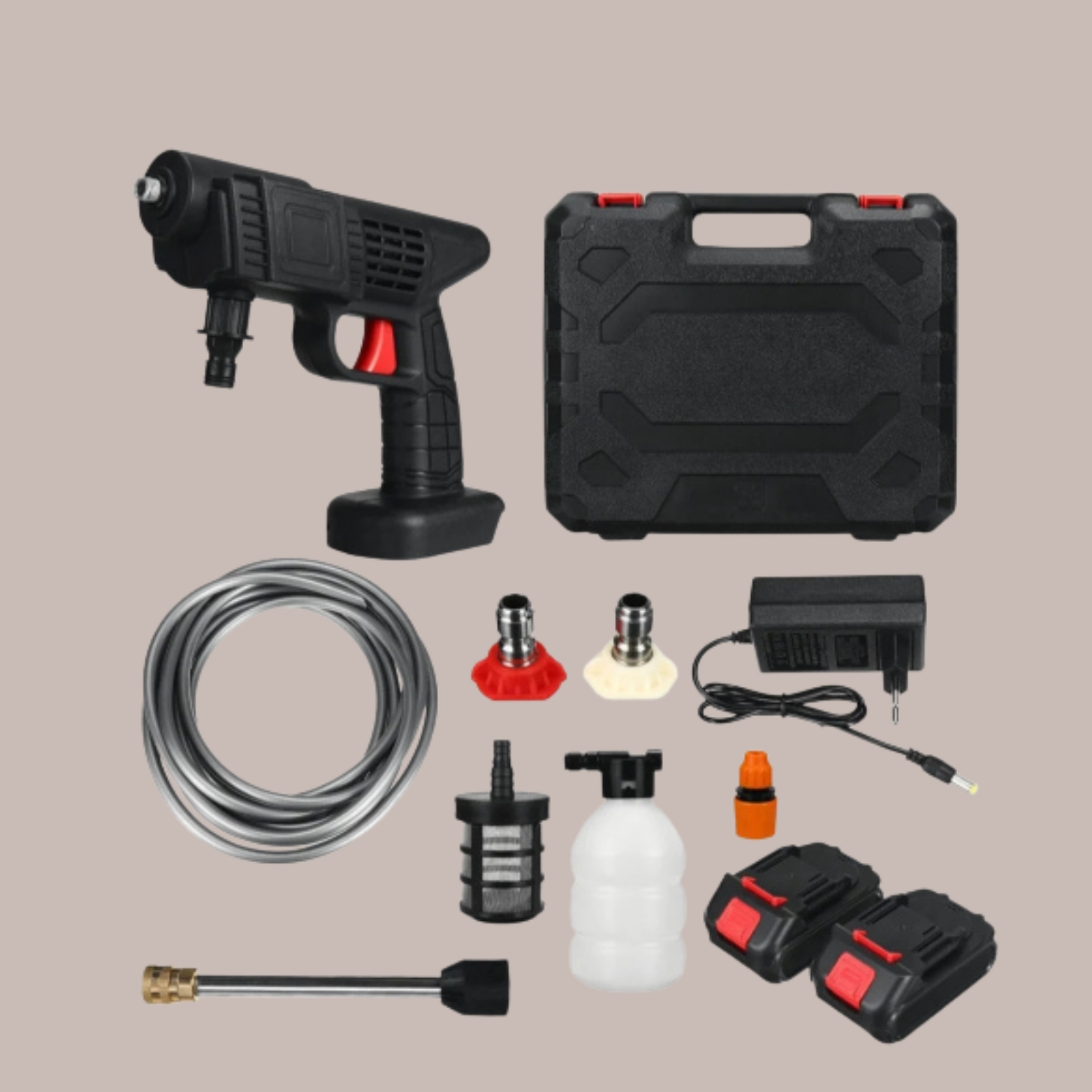 مضخة ماء بطاريتين 