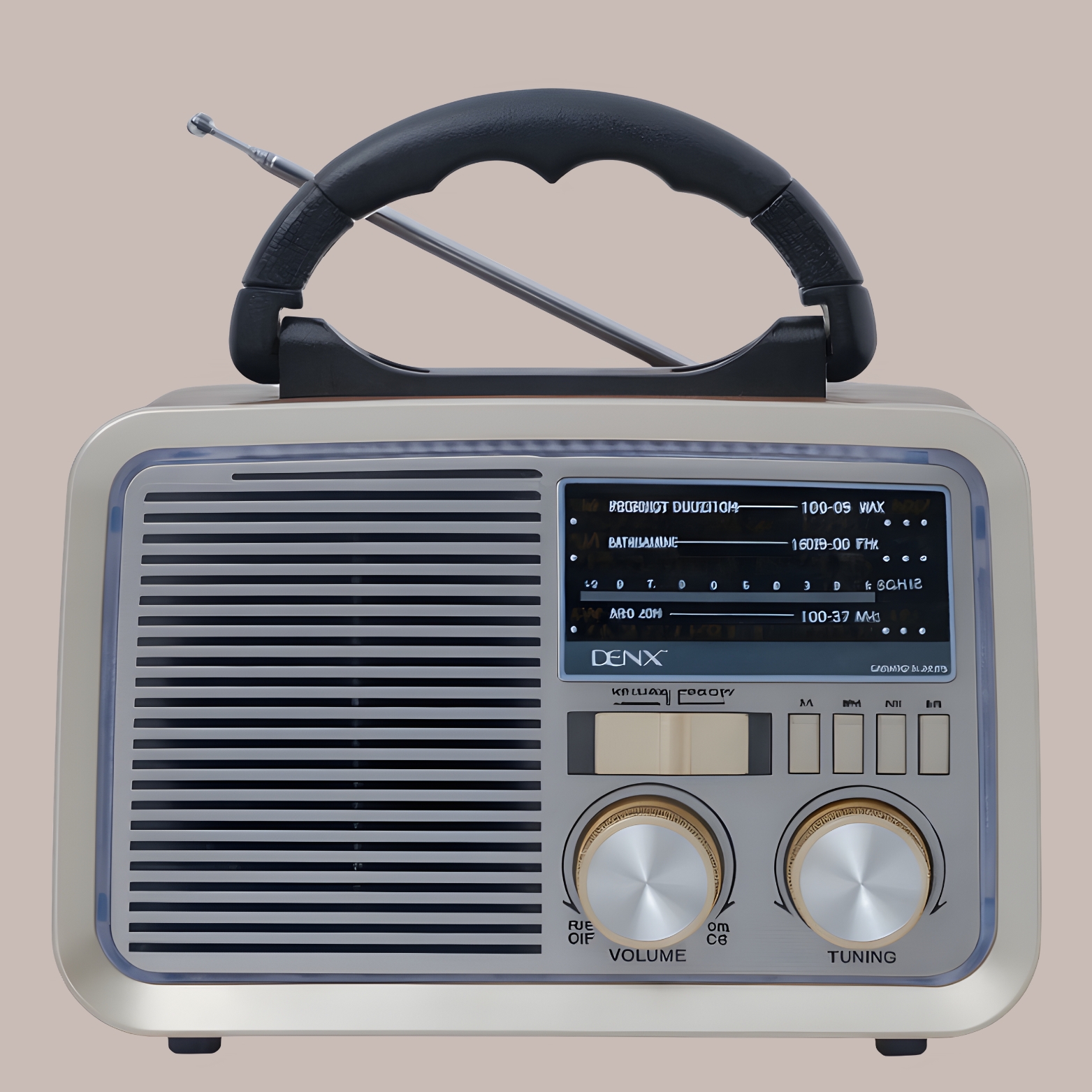 مكبر صوت متعدد الوظائف مع راديو